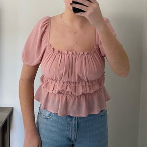 Forever 21 Puff Sleeve Shirt